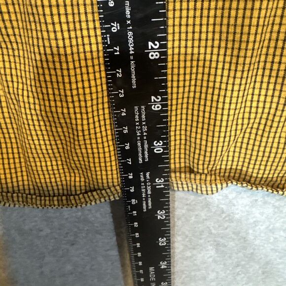 Columbia Vertex Button Down Shirt Mens‎ XXL Long Sleeve Orange Check Casual Work - Picture 14 of 14